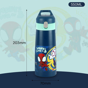 Gulp 3D Touch & Feel Designs Web Warriors, Sipper Thermosteel Flask, 490 ml