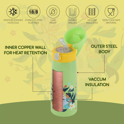 Gulp 3D Touch & Feel Designs Web Warriors, Sipper Thermosteel Flask, 490 ml