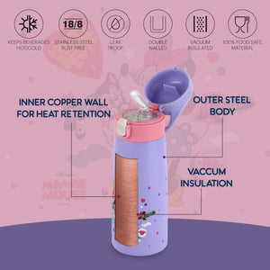 Gulp 3D Touch & Feel Designs Web Warriors, Sipper Thermosteel Flask, 490 ml