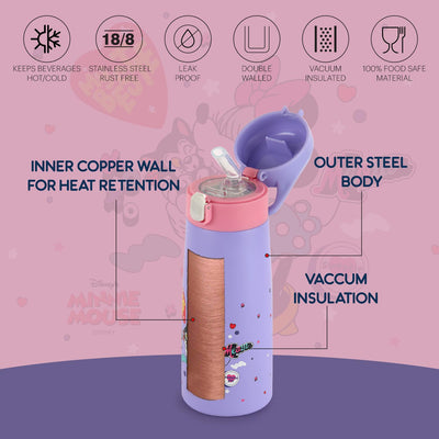 Gulp 3D Touch & Feel Designs Web Warriors, Sipper Thermosteel Flask, 490 ml