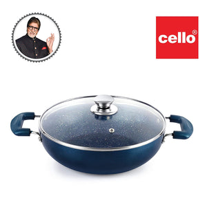 Oxford Induction Base Kadhai With Glass Lid