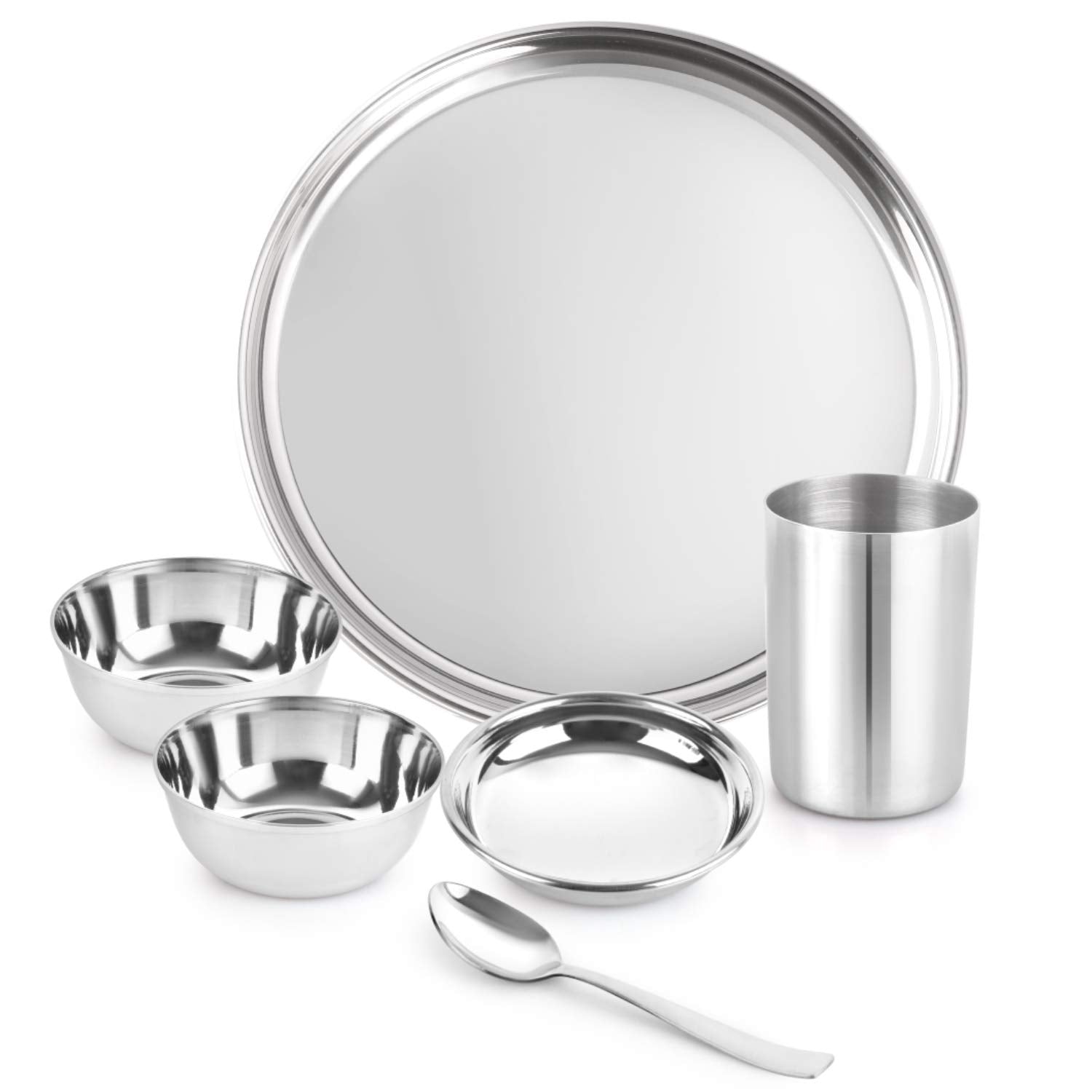 Steelox 6 Pieces Stainless Steel Dinner Set
