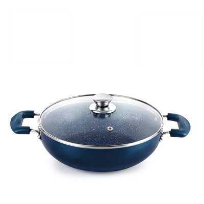 Oxford Induction Base Kadhai With Glass Lid