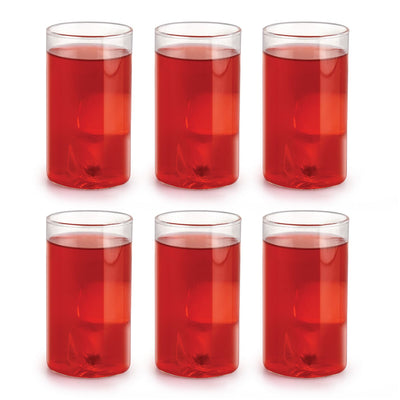 Roma Borosilicate Glass Tumblers, Set of 6