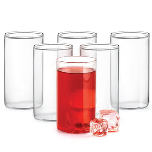 Roma Borosilicate Glass Tumblers, Set of 6