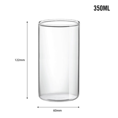Roma Borosilicate Glass Tumblers, Set of 6