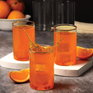 Roma Borosilicate Glass Tumblers, Set of 6
