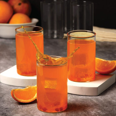 Roma Borosilicate Glass Tumblers, Set of 6