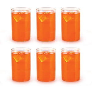 Roma Borosilicate Glass Tumblers, Set of 6