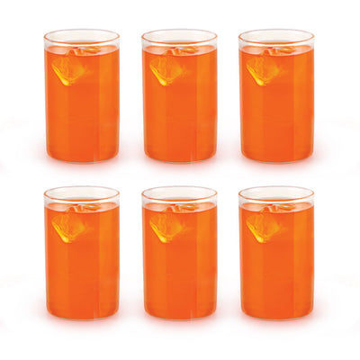 Roma Borosilicate Glass Tumblers, Set of 6