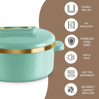 Milton Essenza  Gift Set Curve 1500 Casserole + Tuff Jug 1000 | Set of 2 Pcs