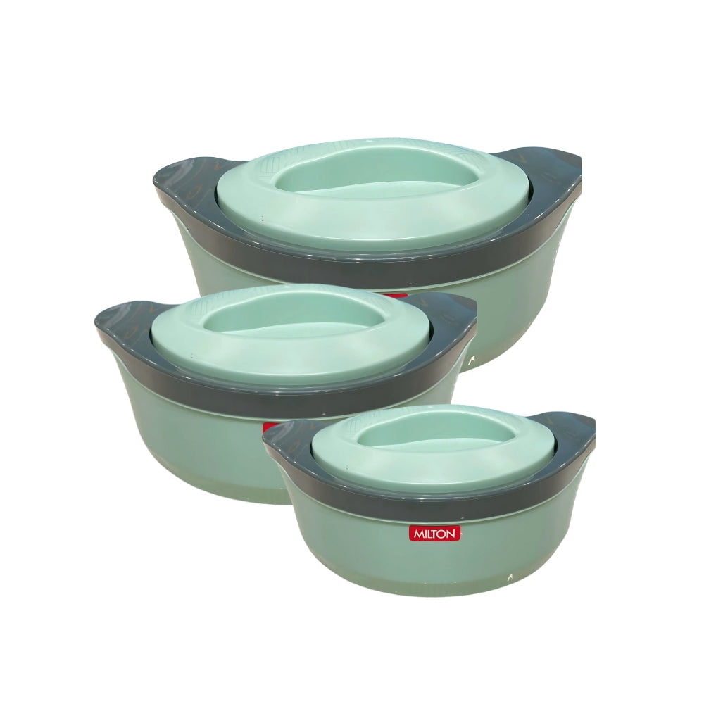 Milton Evoke Insulated Inner Stainless Steel Jr. Casserole Set | Set of 3 Pcs