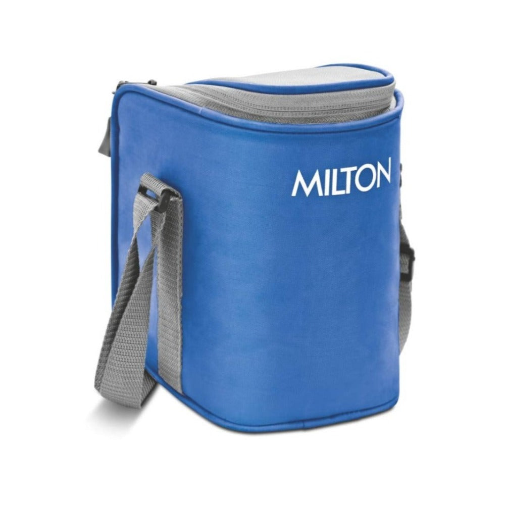 Milton Cube 3 Stainless Steel Tiffin with Jacket | 3 Stainless Steel Containers