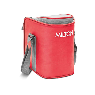 Milton Cube 3 Stainless Steel Tiffin with Jacket | 3 Stainless Steel Containers
