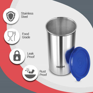 Milton Stainless Steel Tumbler with Lid | 1 Pc