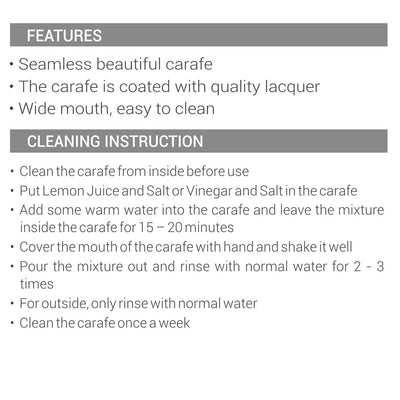 Milton Copper 1250 ML Carafe | 1 Pc
