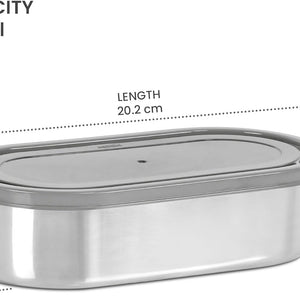 Milton Steel Slider Stainless Steel Container | 1 Pc