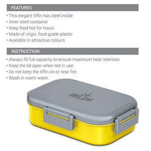 Milton Senior Flatmate Inner Stainless Steel Tiffin Box | 1 Pc