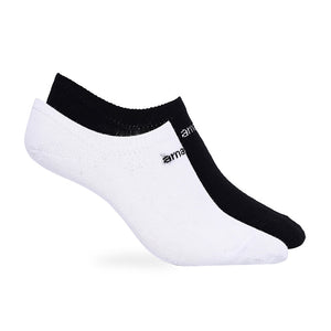 Low Cut Socks (Pack of 2) - Bright White-Black