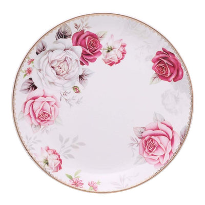 Urmi Rose Dinner Set  | Premium 22K Liquid Gold | Set of 18 Pcs