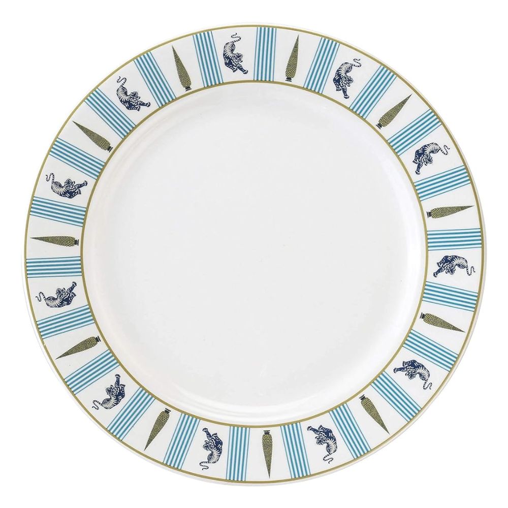 India Circus Ceramic Mystical Gardens Dinner Plate | 1 Pc