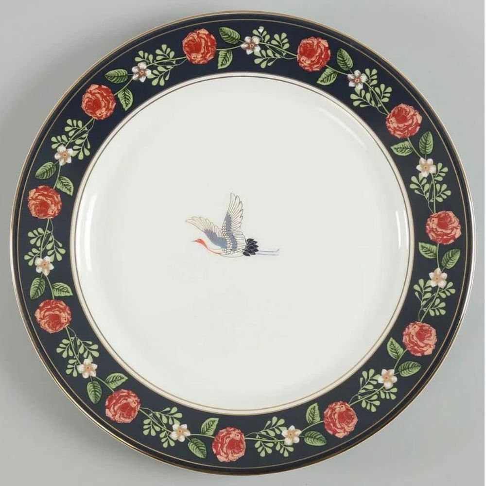 India Circus Gruidae's Trance Dinner Set | Premium 22K Liquid Gold | Set of 20 Pcs