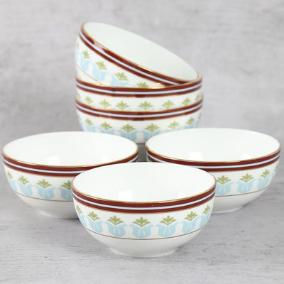 India Circus Petal Perfection Georgian Dinner Set  | Premium 22K Liquid Gold | Set of 20 Pcs