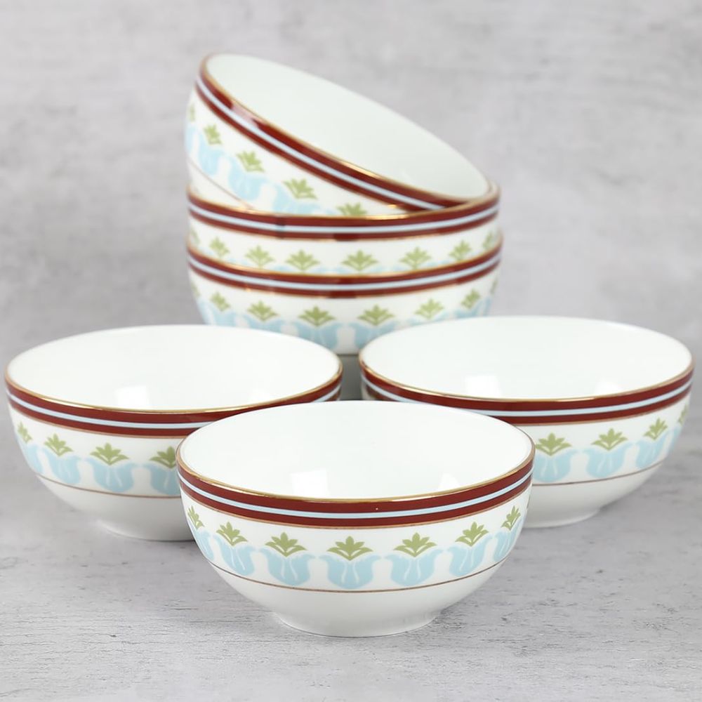 India Circus Petal Perfection Georgian Dinner Set  | Premium 22K Liquid Gold | Set of 20 Pcs