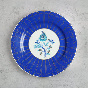 India Circus Botanical Elegance Dinner Set | Premium 22K Liquid Gold | Set of 20 Pcs