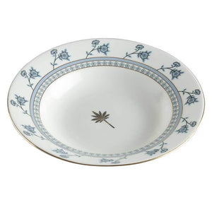 India Circus Gardenia Dreams Pasta Plate Set | Premium 22K Liquid Gold | Set of 2 Pcs