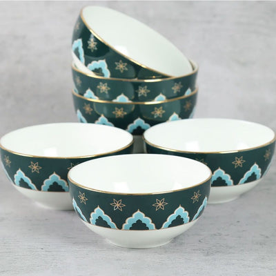 India Circus Nature's Bloom Dinner Set  | Premium 22K Liquid Gold | Set of 20 Pcs