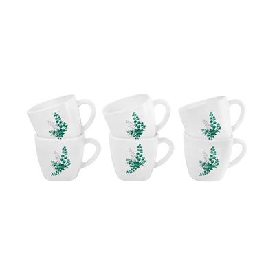 Imperial Aqua Leaves 6 Pieces Vogue Mug