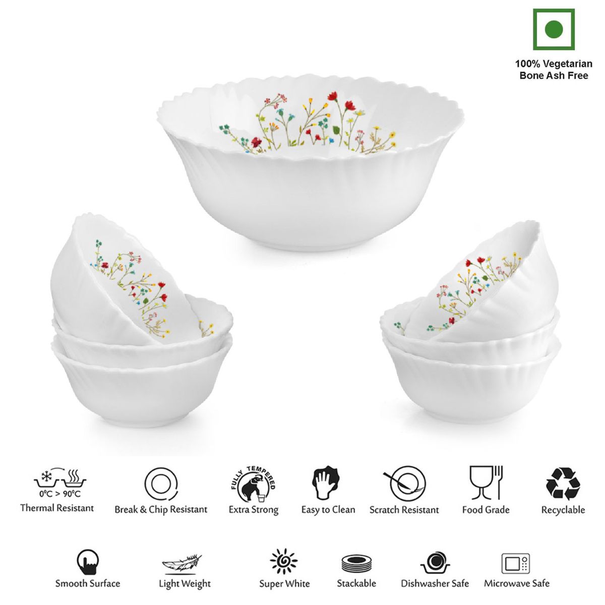 Dazzle Series Pudding Gift Set, 7 Pieces