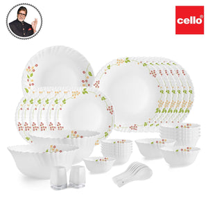 Dazzle Series 35 Pieces Opalware Dinner Set for Family of 6