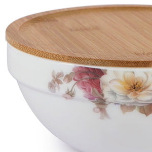 Royale Series Mixing bowls with bamboo lid Gift Set, 3 Pieces