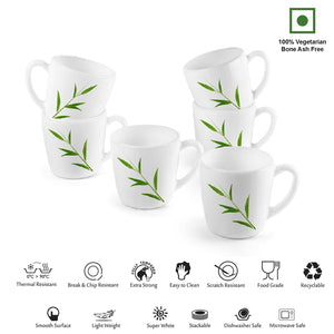 Imperial Bamboo Grove Ricca Mugs, 6 Pieces