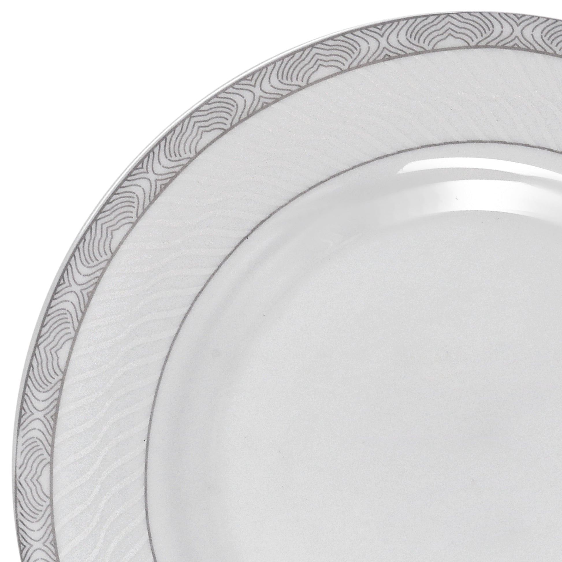 Feather Series 27 Pieces Opalware Dinner Set for Family of 6