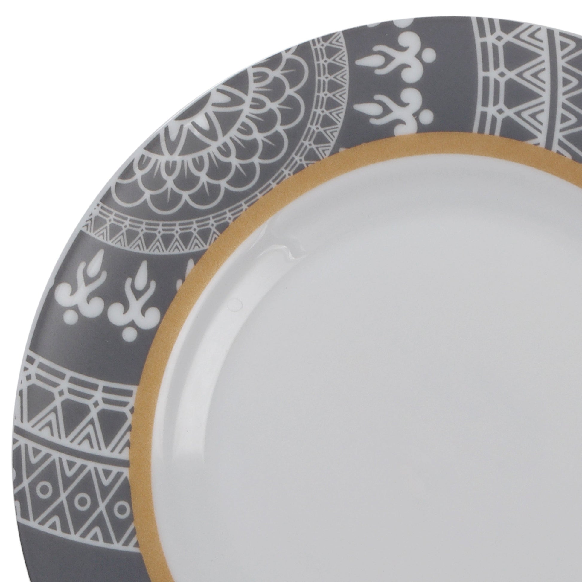 Feather Series 27 Pieces Opalware Dinner Set for Family of 6