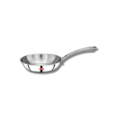 AVIAS Riara Premium Stainless Steel Tri-Ply Fry Pan | Gas & Induction Compatible | Silver