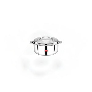 AVIAS Platina Premium Double Wall Insulated Stainless Steel Casserole | Silver | 1 Pc