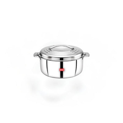 AVIAS Platina Premium Double Wall Insulated Stainless Steel Casserole | Silver | 1 Pc