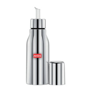AVIAS Ezee  Stainless steel Oil Dispenser Bottle | Silver