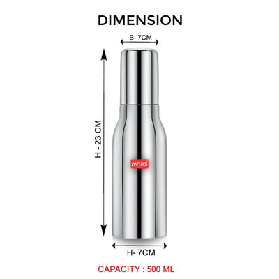 AVIAS Ezee  Stainless steel Oil Dispenser Bottle | Silver