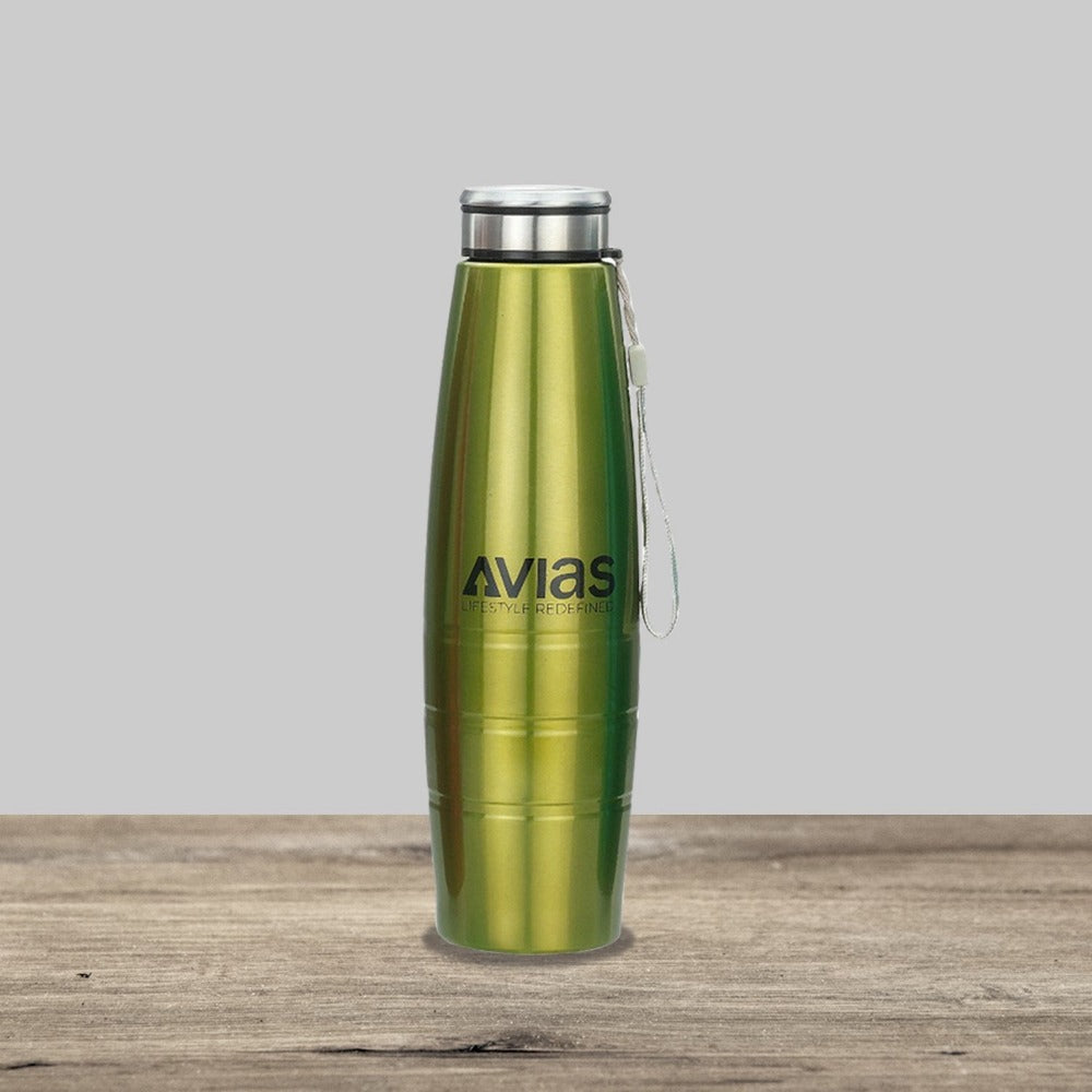AVIAS Premia Stainless Steel Color 1000ml Water Bottles | Set of 3 Pcs