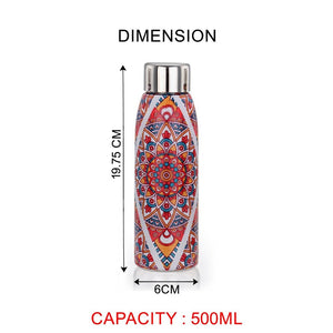 AVIAS Avio Printed Stainless Steel 500 ML Baby  Water Bottles | Set of 3 Pcs