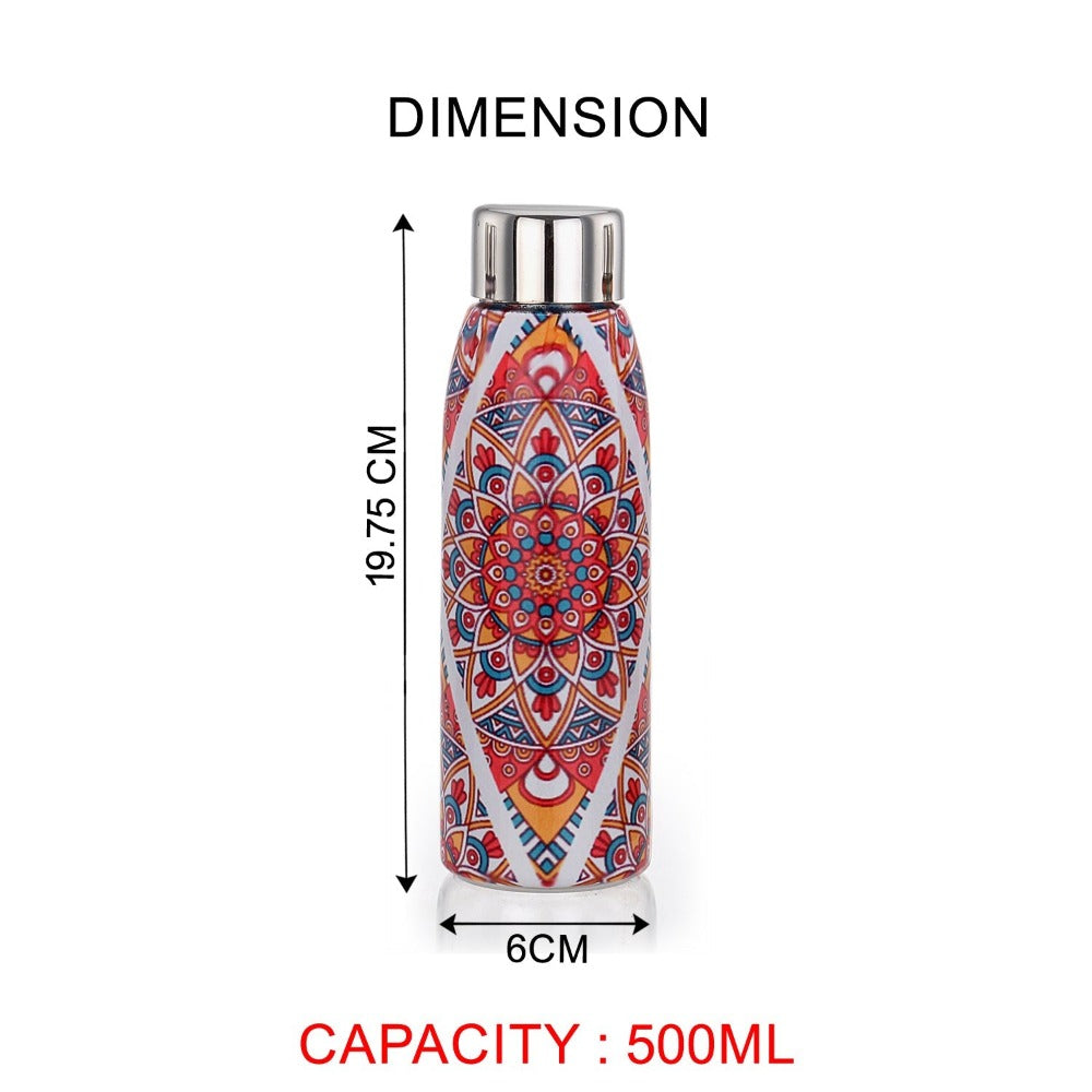 AVIAS Avio Printed Stainless Steel 500 ML Baby  Water Bottles | Set of 3 Pcs
