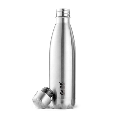 AVIAS Evita Premium Stainless Steel Vacuum Insulated Flask Water Bottel | Silver | 1 Pc