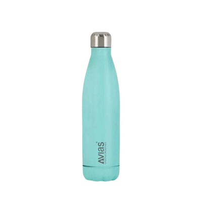 AVIAS Evita Premium Stainless Steel Vacuum Insulated Flask Water Bottel | Silver | 1 Pc