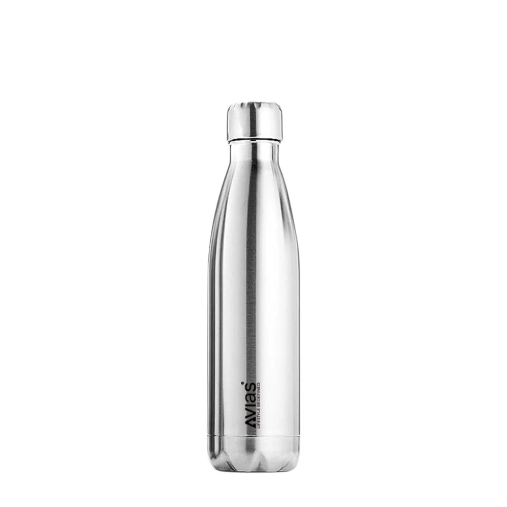 AVIAS Evita Premium Stainless Steel Vacuum Insulated Flask Water Bottel | Silver | 1 Pc