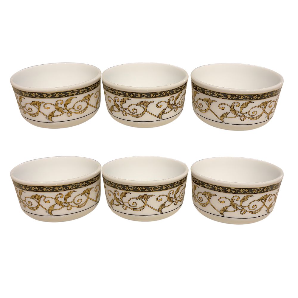 Larah by Borosil Royale Multi Katori | 6 Bowls
